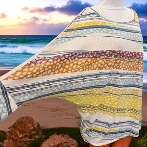 KEALOPIKO Women Size XL 3/4 Sleeve Pull-over Batwing Shirt Relaxed READ